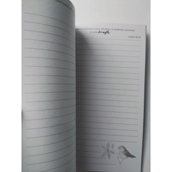 Crown Jewlz Lined STRENGTH Inspirational Journal w/ Bible Scriptures and Quotes - Picture 4 of 7